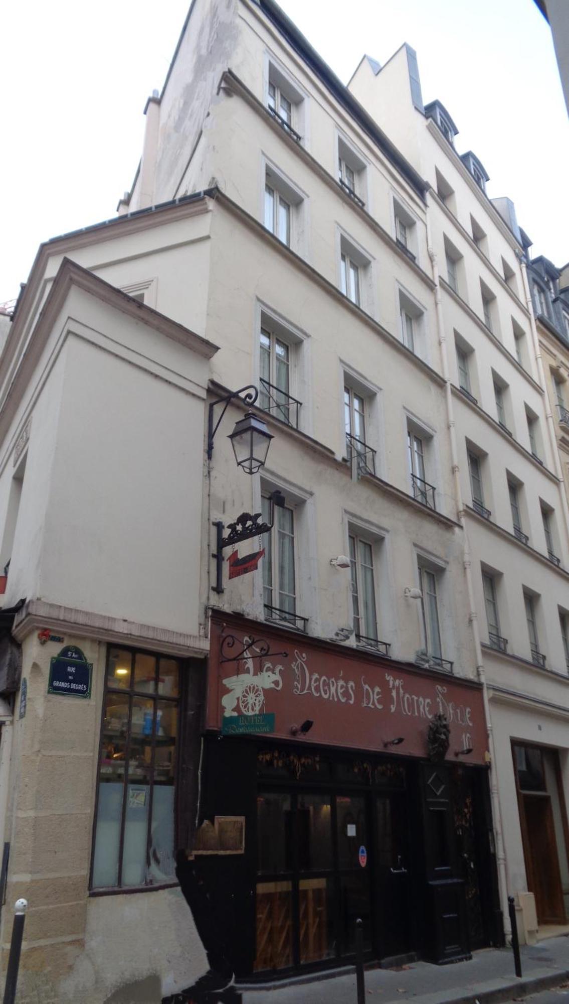 Hotel Les Degres De Notre Dame Paris Exterior photo